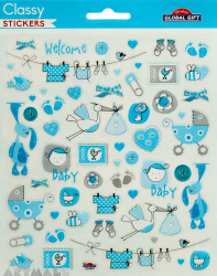 Stickers "Welcome Baby Boy"
