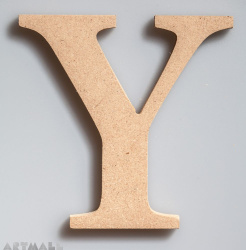 Wooden Letter "Y"