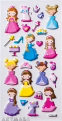 Stickers "Cute princess" 9*17.5 cm