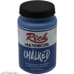 CHALKED ACRY.PAINT-250ML - ODEON BLUE