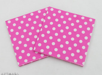 Paper napkins for decoupage "Pink"