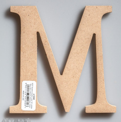 Wooden Letter "M"