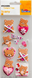 3D Stickers "Sweet Bear"