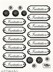 Stickers "Invitation"
