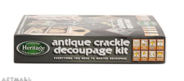 Antique Crackle Decoupage Kit.