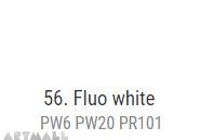 A'KRYL Fluorescent color, Flou White 100 ml