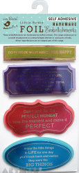Foil Sticker Pannel 4Pc Mini Embellishment
