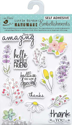 Water Color Sticker Collection "Daisies" 14Pcs