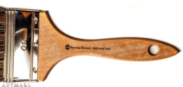 Brushes, horsehair, wood unpolished handle, size 80