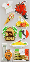 3D Stickers "Rome"