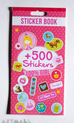 Sticker book +500 Girl