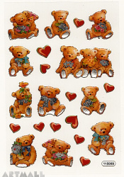 Stickers "Teddy - Bears"