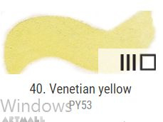 Dry watercolour cubes 1,5 ml, Venetian yellow