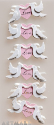 3D Stickers "Love"