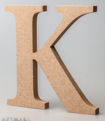Wooden Letter "K"