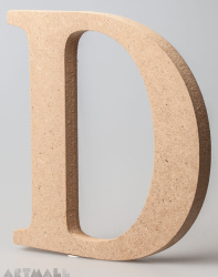 Wooden Letter "D"