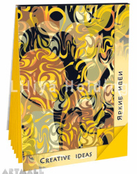 Notepad "Creative Ideas", color Gold