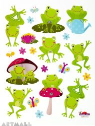 Stickers "Happy Frogs"