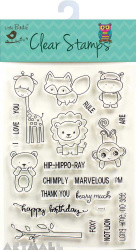 Clear Stamps Jungle Birthday 23Pc