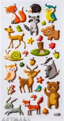 Stickers "Forest life" 9*17.5 cm