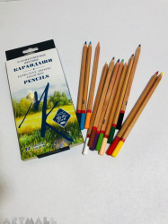 Set of proffessional pencils "Master Class", 12 colors in cardboard.