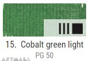EXTRA Oil paint , Cobalt green pale, 20 ml