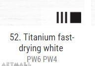 Oil for ART, Titanium fast-drying white 140 ml