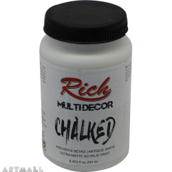 CHALKED ACRY.PAINT-250ML - ANTIQUE WHITE