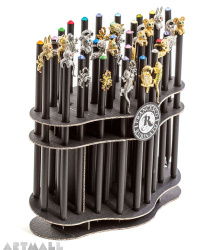 Pencils with decorative animals topper and original Swarovski on top of pencil