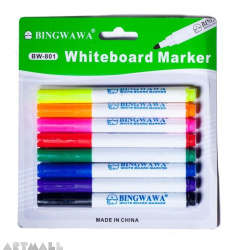 BW-801- White board marker small 8 color