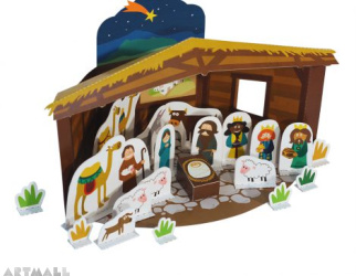 Nativity Paper Toy, size: 23 x 13 x 13 cm