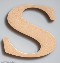 Wooden Letter "S"
