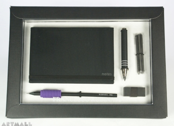 Gift set for scketching, white color