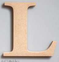 Wooden Letter "L"