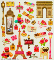 Stickers "Bonjour Paris"