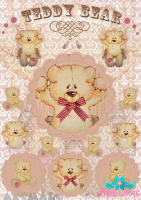Teddy bear with a bow