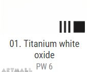 EXTRA Oil paint , Titanium white oxide, 20 ml