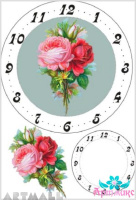Dial with roses