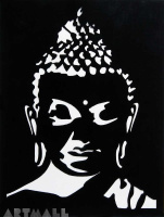 Stencil - Buddha's Blessings 18.5 X 24.5cm 1pc