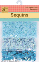 Sequins Blend Blue 15Gms
