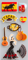 3D Stickers "Spain"