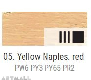 Oil for ART, Napoli yellow reddish 20 ml.