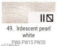 MAXI ACRIL gloss, Iridescent pearl white, 60 ml