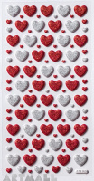 Stickers "Shiny hearts"