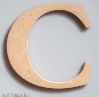 Wooden Letter "C"