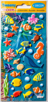 Stickers "Marine fauna" 9*17.5 cm