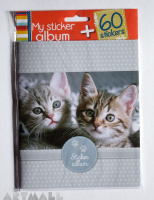 Kit album + 60 stickers, 1 album + 2 sticker sheets, size: 14.7x18cm