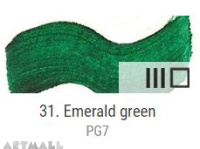 Dry watercolour cubes 1,5 ml, Emerald green