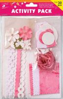 Specialty Kraft  Pack Floral Pink 35Pc