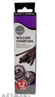 Daler Rowney Simply Willow Charcoal 12 Pcs